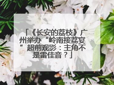 《长安的荔枝》广州举办“岭南接荔宴”超前观影：主角不是雷佳音？