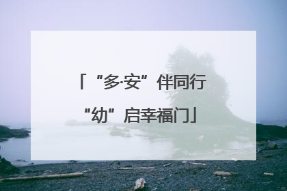 “多·安”伴同行 “幼”启幸福门