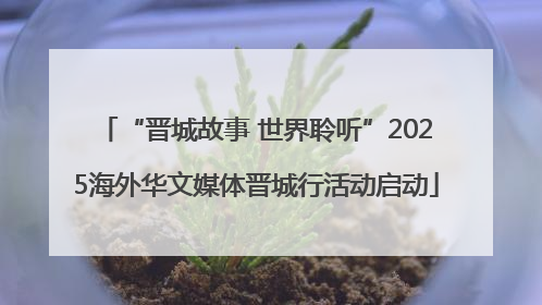 “晋城故事 世界聆听”2025海外华文媒体晋城行活动启动