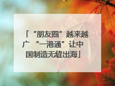 “朋友圈”越来越广 “一港通”让中国制造无缝出海