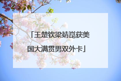 王楚钦梁靖崑获美国大满贯男双外卡