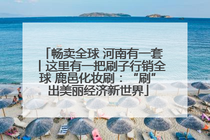 畅卖全球 河南有一套丨这里有一把刷子行销全球 鹿邑化妆刷：“刷”出美丽经济新世界