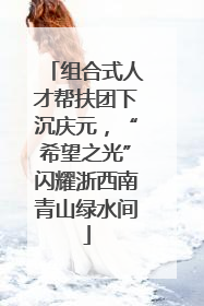 组合式人才帮扶团下沉庆元，“希望之光”闪耀浙西南青山绿水间