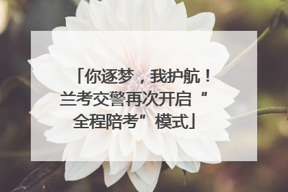 你逐梦，我护航！兰考交警再次开启“全程陪考”模式