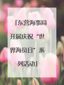 东营海事局开展庆祝“世界海员日”系列活动