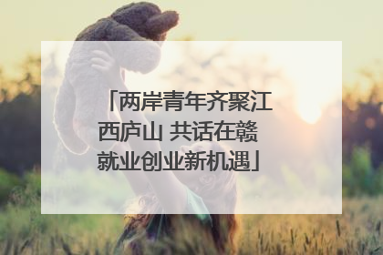 两岸青年齐聚江西庐山 共话在赣就业创业新机遇