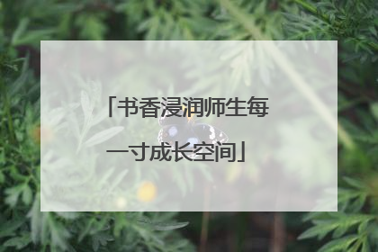 书香浸润师生每一寸成长空间