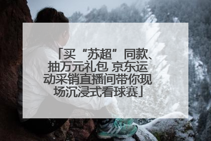 买“苏超”同款、抽万元礼包 京东运动采销直播间带你现场沉浸式看球赛