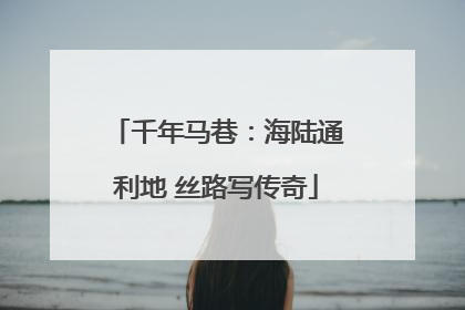 千年马巷：海陆通利地 丝路写传奇