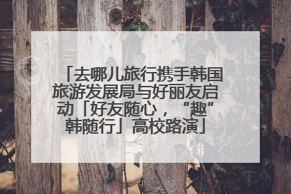 去哪儿旅行携手韩国旅游发展局与好丽友启动「好友随心，“趣”韩随行」高校路演