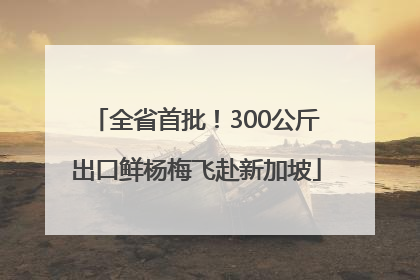全省首批！300公斤出口鲜杨梅飞赴新加坡