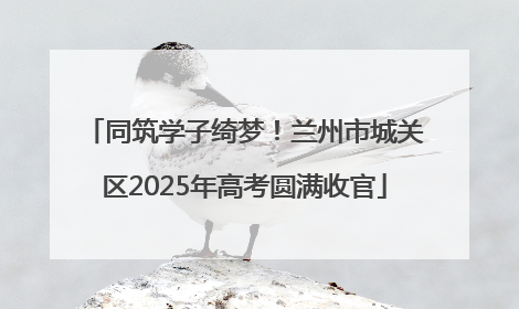同筑学子绮梦！兰州市城关区2025年高考圆满收官