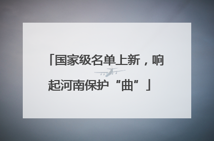 国家级名单上新，响起河南保护“曲”