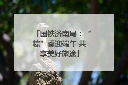 国铁济南局：“粽”香迎端午 共享美好旅途