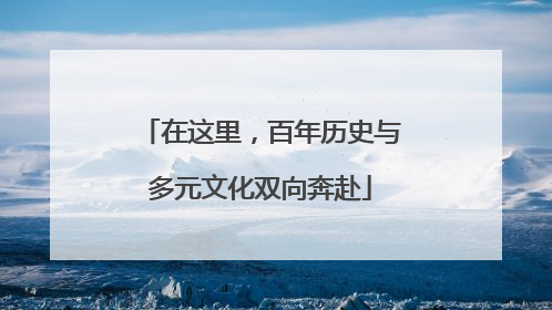 在这里，百年历史与多元文化双向奔赴