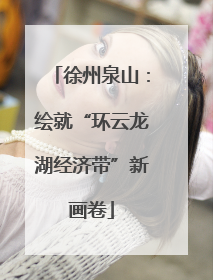 徐州泉山：绘就“环云龙湖经济带”新画卷