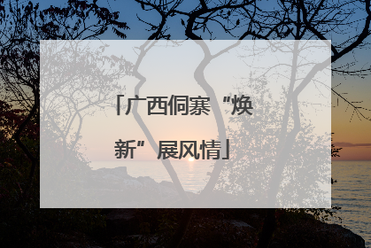 广西侗寨“焕新”展风情