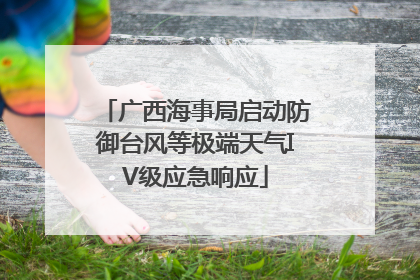 广西海事局启动防御台风等极端天气IV级应急响应