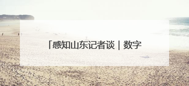 感知山东记者谈｜数字赋能工业转型 枣庄打造高质量发展新引擎
