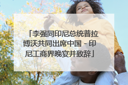 李强同印尼总统普拉博沃共同出席中国－印尼工商界晚宴并致辞