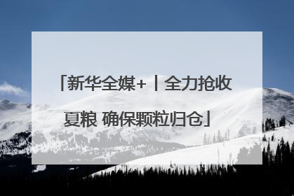 新华全媒+丨全力抢收夏粮 确保颗粒归仓