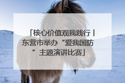 核心价值观我践行丨东营市举办“爱我国防”主题演讲比赛