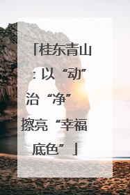 桂东青山：以“动”治“净” 擦亮“幸福底色”
