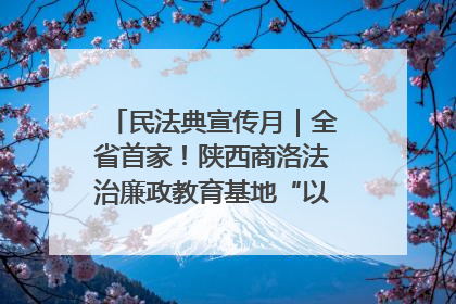民法典宣传月｜全省首家！陕西商洛法治廉政教育基地“以案说纪”润人心
