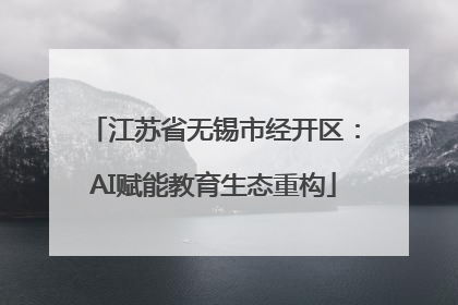 江苏省无锡市经开区：AI赋能教育生态重构