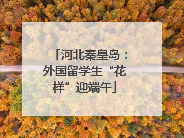 河北秦皇岛：外国留学生“花样”迎端午