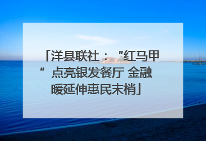 洋县联社：“红马甲”点亮银发餐厅 金融暖延伸惠民末梢
