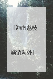 海南荔枝畅销海外