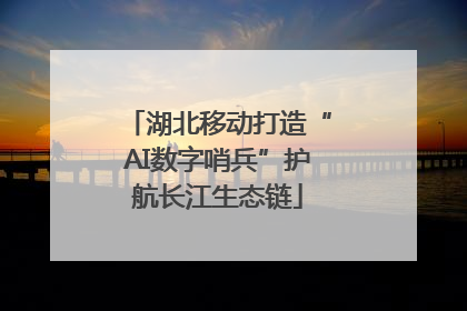 湖北移动打造“AI数字哨兵”护航长江生态链