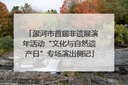漯河市首届非遗展演年活动“文化与自然遗产日”专场演出侧记