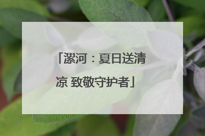 漯河：夏日送清凉 致敬守护者