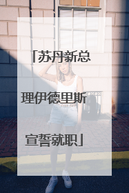 苏丹新总理伊德里斯宣誓就职