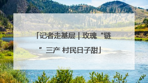记者走基层｜玫瑰“链”三产 村民日子甜