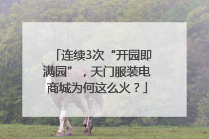 连续3次“开园即满园”，天门服装电商城为何这么火？