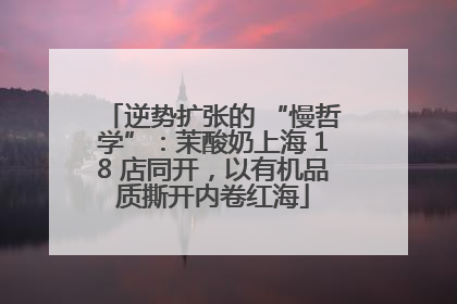 逆势扩张的 “慢哲学”：茉酸奶上海 18 店同开，以有机品质撕开内卷红海