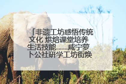 非遗工坊感悟传统文化 烘焙课堂培养生活技能……咸宁萝卜公社研学工坊街焕新迎“双节”