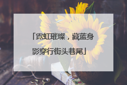 霓虹璀璨，藏蓝身影穿行街头巷尾