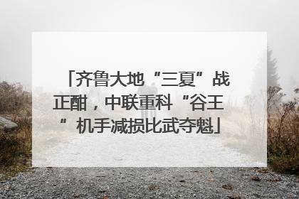 齐鲁大地“三夏”战正酣，中联重科“谷王”机手减损比武夺魁