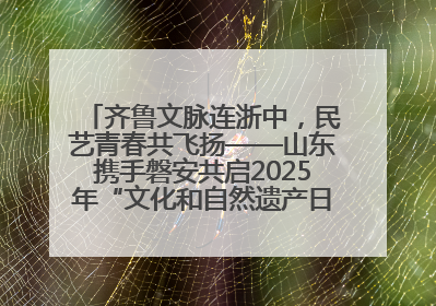 齐鲁文脉连浙中，民艺青春共飞扬——山东携手磐安共启2025年“文化和自然遗产日”系列活动