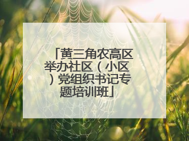 黄三角农高区举办社区（小区）党组织书记专题培训班
