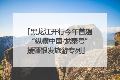 黑龙江开行今年首趟“纵横中国·龙泰号”援疆银发旅游专列