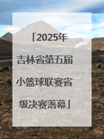 2025年吉林省第五届小篮球联赛省级决赛落幕
