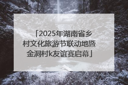 2025年湖南省乡村文化旅游节联动地暨金洞村k友谊赛启幕