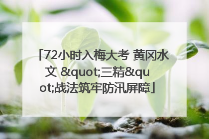 72小时入梅大考 黄冈水文 "三精"战法筑牢防汛屏障